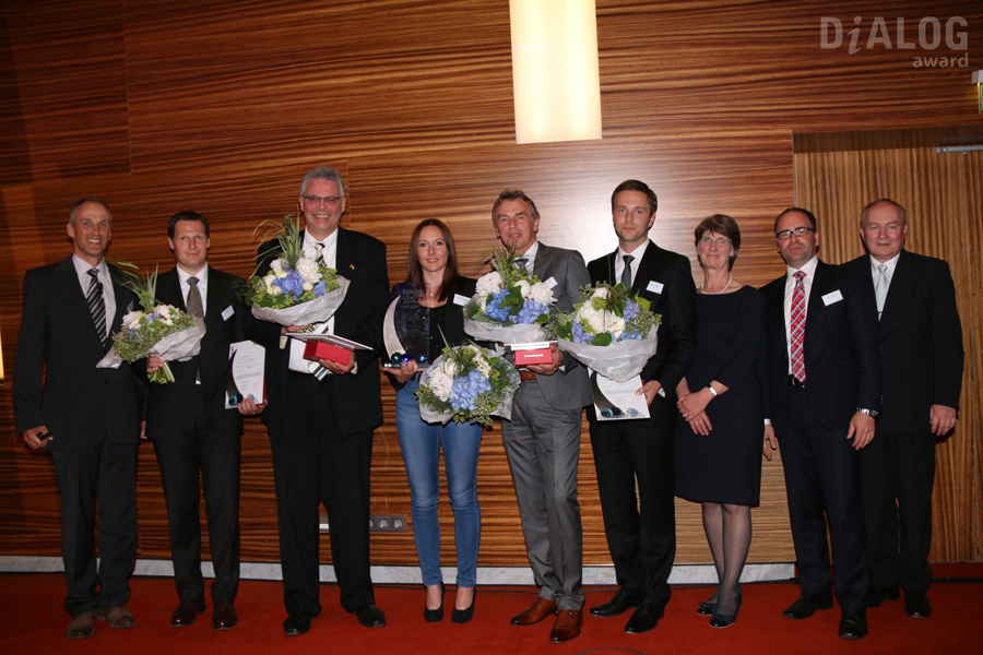 Preisträger und Jury-Mitglieder des DiALOG-Award 2014